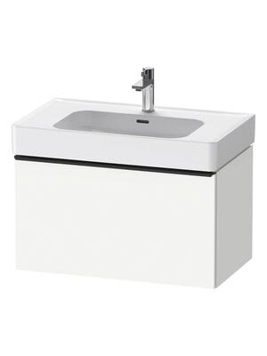 Тумба под раковину Duravit D-Neo (440х784х452мм) подвесная, белый матовый DE4277004180000