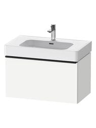 Тумба под раковину Duravit D-Neo (440х784х452мм) подвесная, белый матовый DE4277004180000 — миниатюра 1