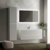 Тумба под раковину SANCOS Snob R (1195x445x500) подвесная, два ящика, Bianco SNR120W