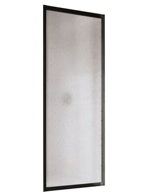 Душевая стенка RAVAK SUPERNOVA APSS-80 (770-805х1980) профиль черный + полистирол Pearl