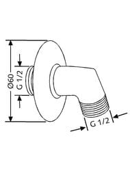 ��������� ���������� KLUDI DN15 � �����������, ���� 6054005-00
