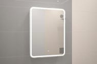 Зеркало-шкаф Континент ELLIOTT 550х800 с подсветкой, розеткой и сенсорным выключателем, левый