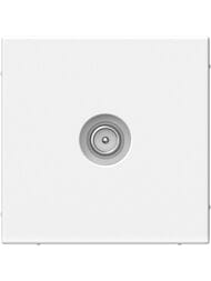 Розетка Systeme Electric ARTGALLERY ТВ проходная 4DB, механизм, белая, GAL000192