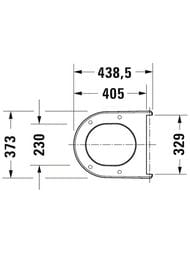 Сиденье DURAVIT Soleil by Starck петли из нерж. стали 0026410000