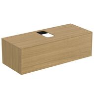 Тумба под раковину Ideal Standard CONCA 1200x505x370 1 ящик, свет орех, столешница с вырезом T3931Y6