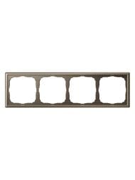 Рамка Systeme Electric ARTGALLERY 4 поста, мокко, GAL000604