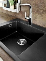 Мойка из гранита Hansgrohe S51 43330170 (1050х500) врезная, отвер.под смес., черный графит — изображение 2