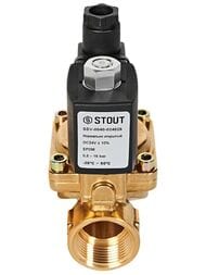 Клапан соленоидный STOUT 1", 24В, непрямого действия, нормально открытый SSV-0040-024025
