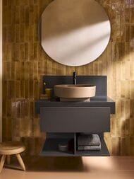 Раковина DURAVIT BALCOON 450х450х150 без отв. под смеситель, без перелива, терра матовая 240945AM79 — изображение 4