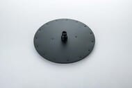 Круглый верхний душ  300х7 мм Aquatek, матовый черный AQ2079MB