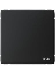 Переключатель Systeme Electric ARTGALLERY 1-клавишный, IP44, 10АХ, механизм, карбон, GAL441061