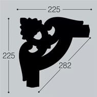 ������������ ������� Bello Deco ���� PU �12�2 (225�225) �����, 00-00104777 (��.)