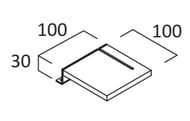 ���������� ��� ������� BERLONI BAGNO 100�100�30 ���� XP60