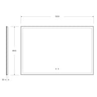������� BelBagno (1200�800�30) ���������, ��������� ����������, �������� SPC-GRT-1200-800-LED-TCH-SN