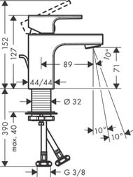 ��������� ��� ����������� Hansgrohe Vernis Shape 71560670 ������������, ������. �����, �/�, ������