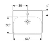 �������� Geberit Smyle Square (600�480�165) ���������, � ���. ��� ��������� � ��������� 500.229.01.1