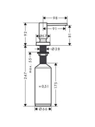 Hansgrohe ������� ������������ � ���������� 500�� ������ ������� 40448670