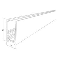 Шинопровод накладной Elektrostandard Slim Magnetic, черный