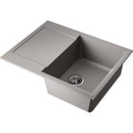 Мойка Omoikiri SAKAIME 68-GR (680х500х230) врезная, тетогранит, цвет серый 4993545