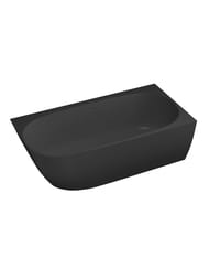 Ванна угловая Salini SOFIA CORNER R (1700х850х590) искусств.камень, S-Stone, черный матовый 102524MF