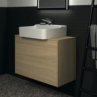 Тумба под раковину Ideal Standard CONCA (800x373x550) 2 ящ , свет.орех, столешница с вырезом T3935Y6