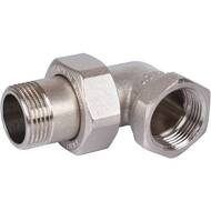 Американка STOUT 3/4"ВН, угловая, никель, уплотнение под гайкой o-ring кольцо, SFT-0057-000034 — миниатюра 6