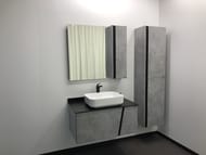 Шкаф-колонна COMFORTY Эдинбург-40 (400х1600х300) подвесной, бетон светлый 00004147998