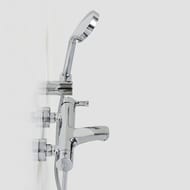 Смеситель для ванны/душа WasserKRAFT Berkel 4801 настенный, однозахватный, душ. гарнитур, хром