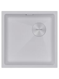Мойка LUMI 45UNI-SKEW, IT-GRANIT, LU45SK-WH, белый, 455х440, Paulmark