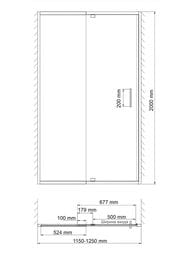������� ����� WasserKRAFT Berkel 1200�2000 ������ ����������/������� ����������� 48P05