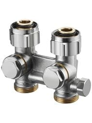 Узел запорный Oventrop "Multiflex F" G3/4"НГxG3/4"НР универсальный,   1015943