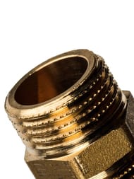 Ниппель STOUT 1/2"НН, латунь,  SFT-0003-001212