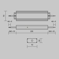 ���� ������� Maytoni Technical (��������) PSL008-150W-48V-IP67 48� 150�� PSL008, IP67, �������