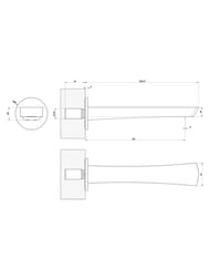 ����� ��������� Gessi Ventaglio ��� ����� ����� 201 ��, ���� 72103.031