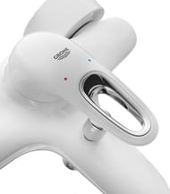Уценка! Смеситель Grohe EuroStyle 33591LS3 для ванны, однорычажный, настенный, белый - уценка. — миниатюра 3