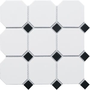 ������� ������������ Starmosaic Octagon big White/Black Matt (300�300�6) �����+������ CLA006 (��.)
