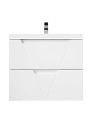 Тумба под раковину BelBagno VITTORIA (696х444х570) подвесная, 2 ящика, белая VITTORIA-700-2C-SO-BO-P