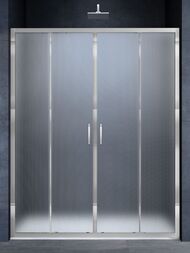 Душевая дверь Vincea Alpha 1600х1900 стекло текстурное/профиль хром, VDS-3AL2160MT — миниатюра 2