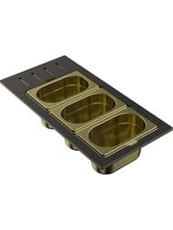 Контейнер Omoikiri DC-02-3-LG светлое золото 4999080