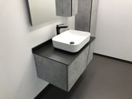 Тумба COMFORTY Эдинбург-90 (900х540х520) подвесная, столеш,. раковина, бетон светлый 00004147997