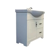 Тумба COMFORTY Севилья-85 (860х880х520) напольная, с раковиной, слоновая кость00-00003083