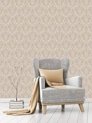 Обои флизелиновые Hygge II Summer Hg11 012 (1,00х10,05) геометрия, коричневые (рул.)