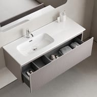 Тумба подвесная SANCOS Snob R 1.0 1195х445х406, 1 ящик, доводчик, Doha Soft ,SNR1.0120LSM