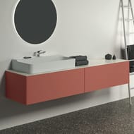 Тумба под раковину Ideal Standard CONCA (1985x505x360) 2 ящика, закат матовый лак T3987Y3