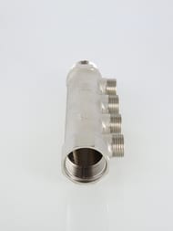 Коллектор VALTEC 1" на 4 выхода 1/2"Н никель VTc.500.N.0604 — изображение 8