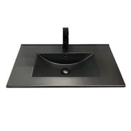 Тумба COMFORTY Бонн-75 (755х520х465) подвесная, с раковиной, дуб темный 00-00001936