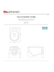 Комплект: Инсталляция Artceram+Унитаз File 2.0 подвесной,турбо смыв, безоб+сиденье микр. 700.101.04