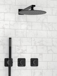 Душевая система WasserKRAFT Fulda A5251.299.219.258.302.242.217 без излива, черный Soft-touch — миниатюра 2