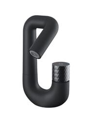 Уценка! Смеситель для умывальника IDDIS Twist TWIBLBTi01, подвижный излив, Push Control, черный