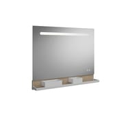 Зеркало Burgbad Fiumo 1000х700х30 LED, USB, сенсор, обогрев, рейлинг, дуб кашемир SFXU100FOT45